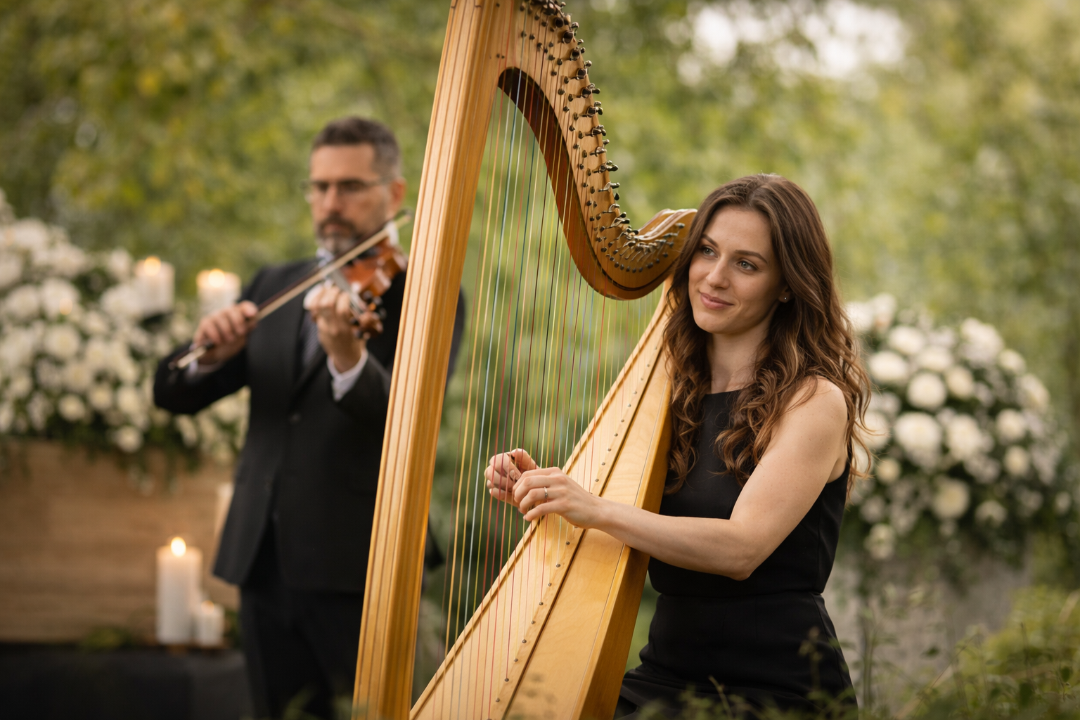 Musiker der  Bestattungshilfe Mehrtens in München